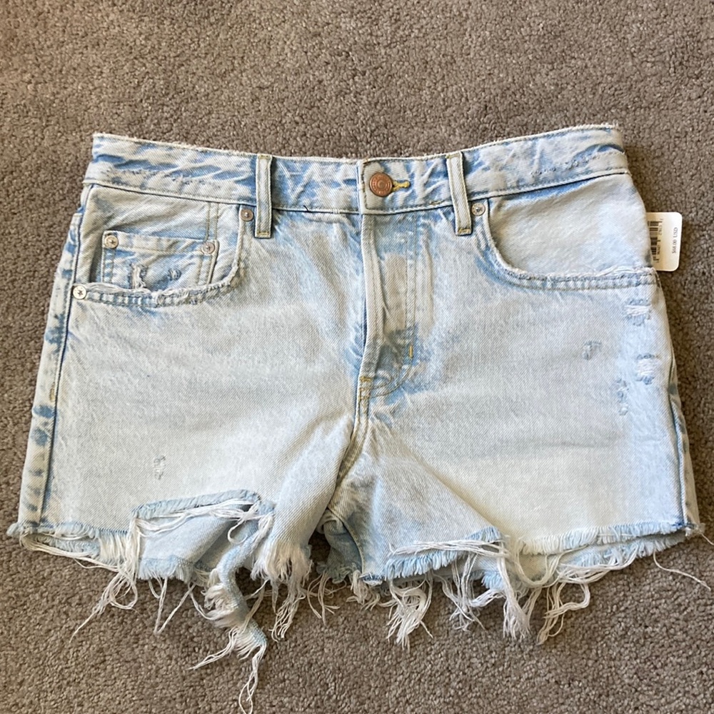 Free people distressed shorts